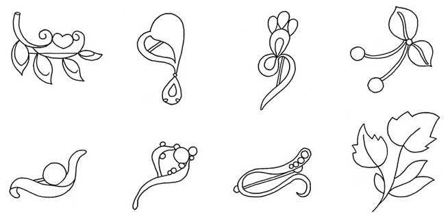 胸针简笔画