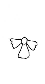 三色堇简笔画