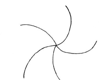 蜀葵简笔画