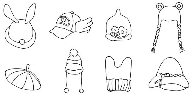 帽子简笔画
