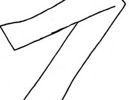 围巾简笔画