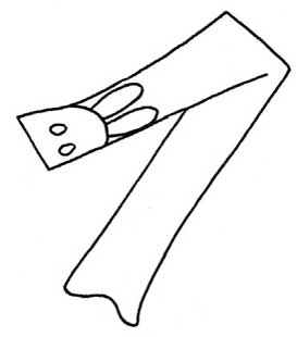 围巾简笔画
