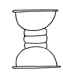 非洲鼓简笔画