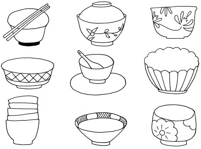 碗简笔画