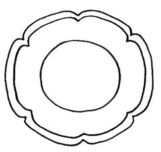 盘子简笔画