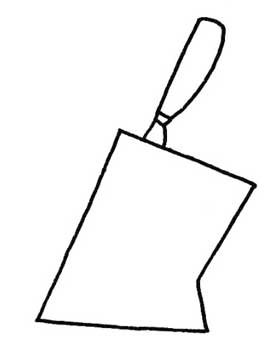 菜刀简笔画