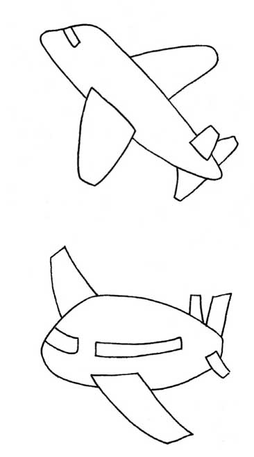 客机简笔画