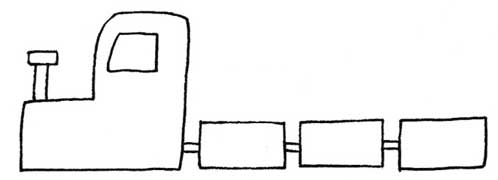 火车简笔画
