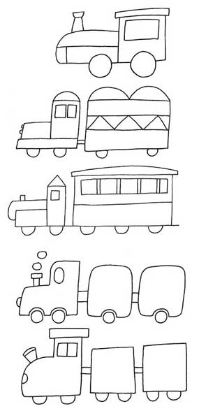火车简笔画