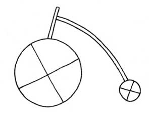 自行车简笔画