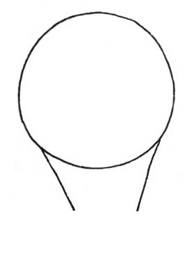 热气球简笔画
