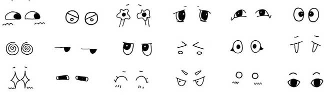 眼睛简笔画