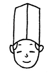 厨师简笔画