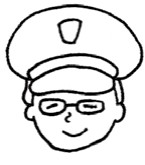 警察叔叔简笔画