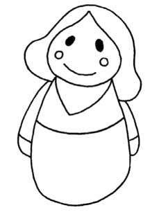 白雪公主简笔画
