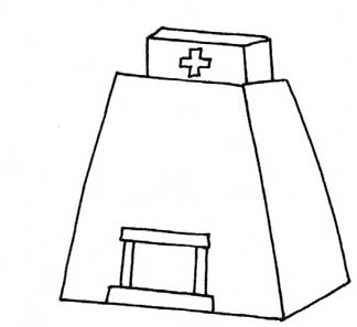 医院简笔画