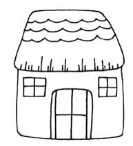 茅屋简笔画