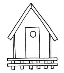 木屋简笔画