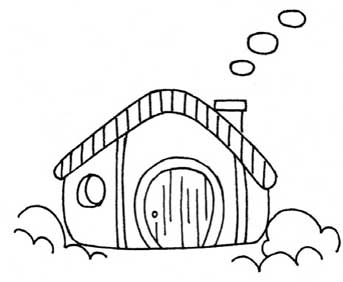 木屋简笔画