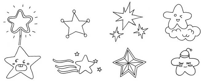 星星简笔画