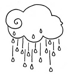 下雨简笔画