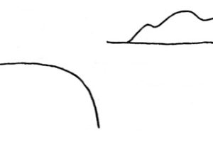 河流简笔画
