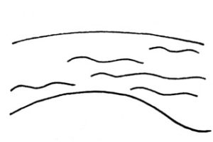 海边简笔画