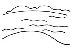 海边简笔画