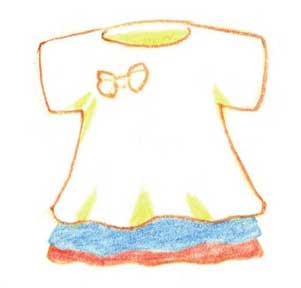上衣简笔画