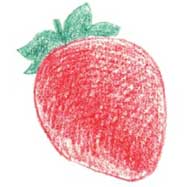 草莓简笔画