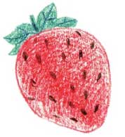 草莓简笔画
