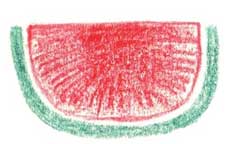 西瓜简笔画
