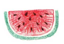 西瓜简笔画