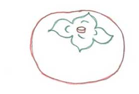 柿子简笔画