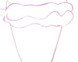 甜筒简笔画
