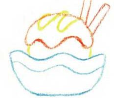 冰激凌简笔画