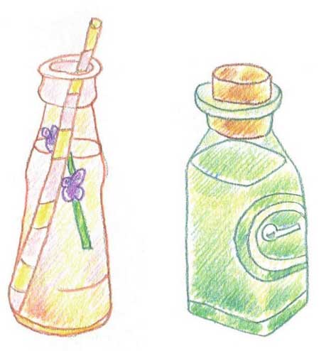 饮料简笔画
