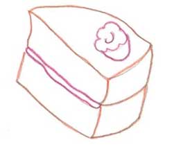 蛋糕简笔画