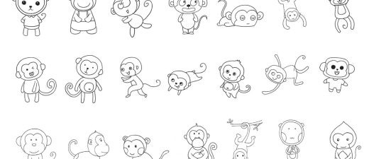 猴子简笔画