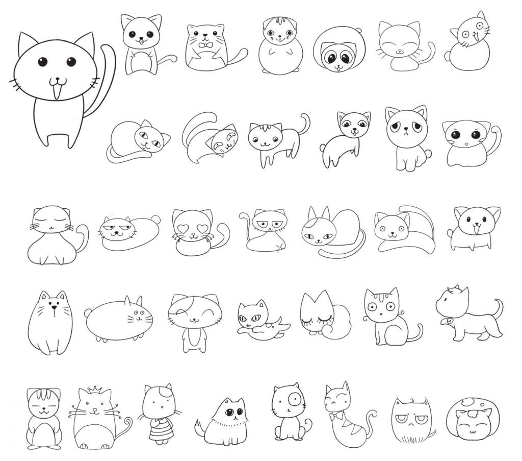 猫咪简笔画