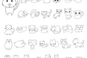 猫咪简笔画
