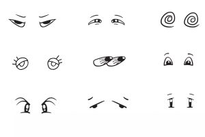 眼睛简笔画