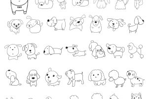 狗狗简笔画