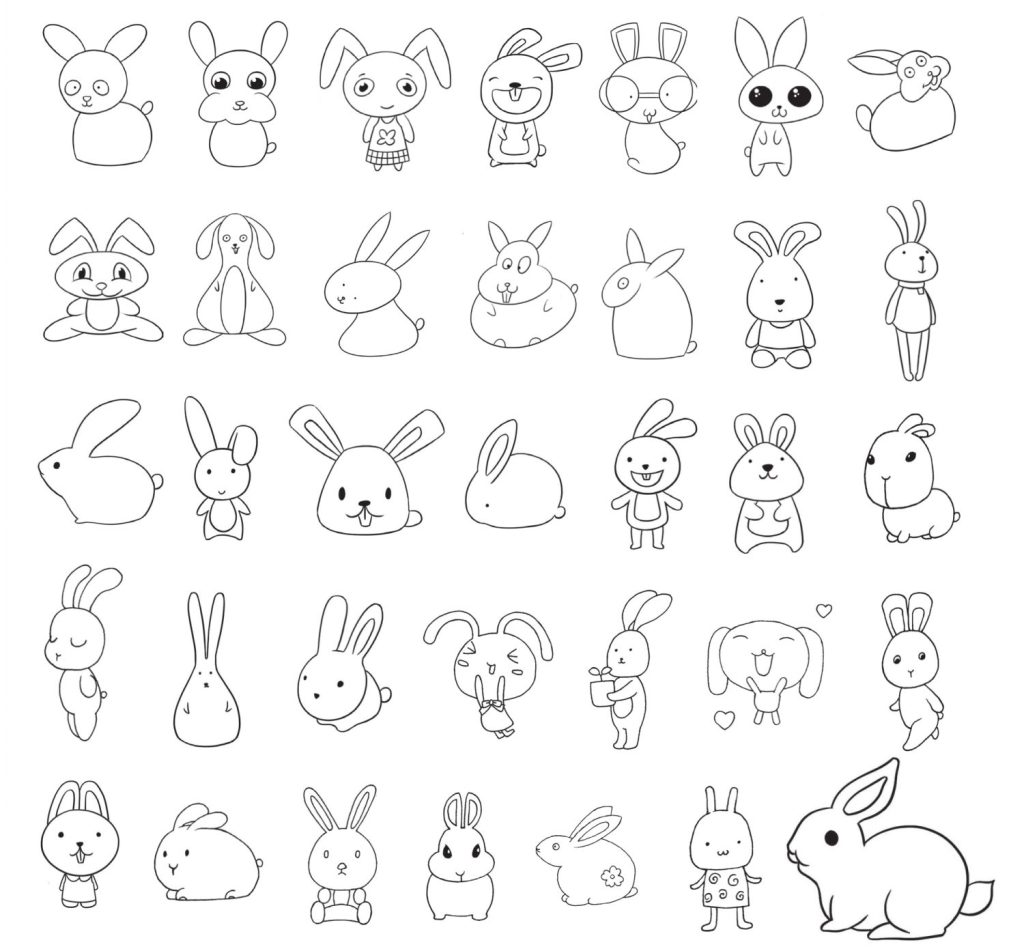 兔子简笔画