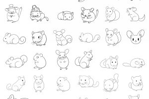 龙猫简笔画