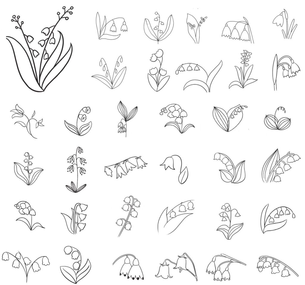 铃兰花简笔画