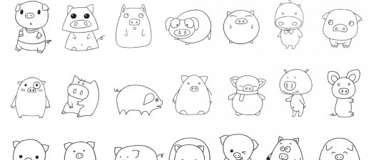 小猪简笔画