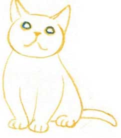 猫咪简笔画