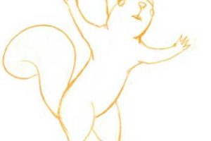 松鼠简笔画