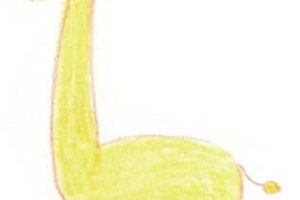 长颈鹿简笔画